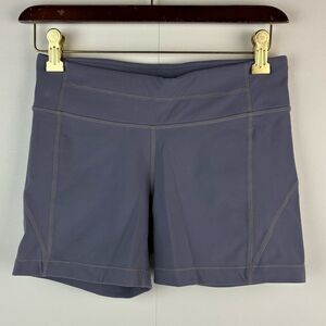 Athleta women’s gray biker short 4 in size small training workout